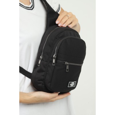 Shaka Τσαντάκι Freebag με δύο θήκες Μαύρο Shaka Τσαντάκι Freebag με δύο θήκες Μαύρο