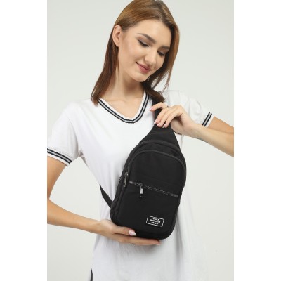 Shaka Τσαντάκι Freebag με δύο θήκες Μαύρο Shaka Τσαντάκι Freebag με δύο θήκες Μαύρο