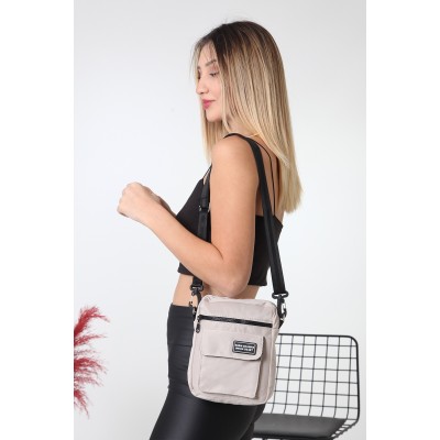 Shaka mini Τσάντα ταχυδρόμου χιαστί μονής θήκης Κρεμ Shaka mini Τσάντα ταχυδρόμου χιαστί μονής θήκης Κρεμ