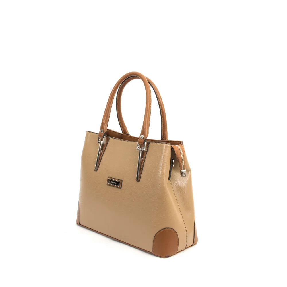 Silver Polo Camel Ταμπά Γυναικεία Τσάντα χειρός με τρεις θήκες SP667-5 Silver Polo Camel Ταμπά Γυναικεία Τσάντα χειρός με τρεις θήκες SP667-5
