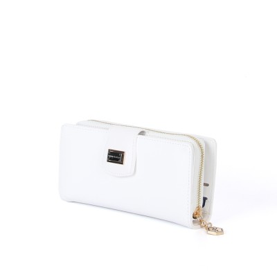 Silver Polo Λευκό Γυναικείο Πορτοφόλι & Θήκη για Κάρτες με τρεις θήκες  Silver Polo Λευκό Γυναικείο Πορτοφόλι & Θήκη για Κάρτες με τρεις θήκες