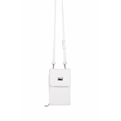 Silver Polo Λευκό Γυναικείο Πορτοφόλι & Θήκη Κάρτας/Τηλεφώνου με λουράκι και τρεις θήκες Silver Polo Λευκό Γυναικείο Πορτοφόλι & Θήκη Κάρτας/Τηλεφώνου με λουράκι και τρεις θήκες