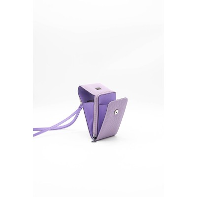 Silver Polo Λιλά Γυναικείο Πορτοφόλι & Θήκη Κάρτας/Τηλεφώνου με λουράκι και τρεις θήκες Silver Polo Λιλά Γυναικείο Πορτοφόλι & Θήκη Κάρτας/Τηλεφώνου με λουράκι και τρεις θήκες