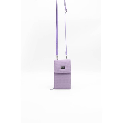 Silver Polo Λιλά Γυναικείο Πορτοφόλι & Θήκη Κάρτας/Τηλεφώνου με λουράκι και τρεις θήκες Silver Polo Λιλά Γυναικείο Πορτοφόλι & Θήκη Κάρτας/Τηλεφώνου με λουράκι και τρεις θήκες