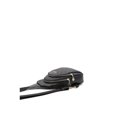 Silver Polo Μαύρη Ματ Γυναικεία Τσάντα Freebag με δύο θήκες Silver Polo Μαύρη Ματ Γυναικεία Τσάντα Freebag με δύο θήκες