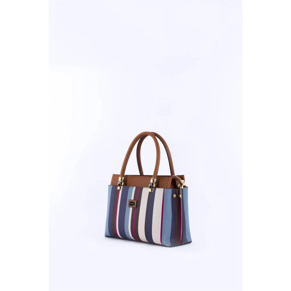 Silver Polo Mix Γυναικεία Τσάντα χειρός με τρεις θήκες SP826-2 Silver Polo Mix Γυναικεία Τσάντα χειρός με τρεις θήκες SP826-2