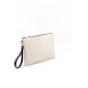 Silver Polo Μπεζ Clutch τσάντα μονής θήκης SP1034-14