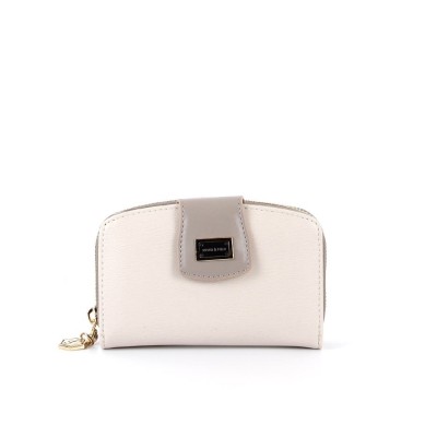 Silver Polo Μπεζ Γυναικείο Πορτοφόλι & Θήκη για κάρτες με χρυσό μαγνητικό κούμπωμα Silver Polo Μπεζ Γυναικείο Πορτοφόλι & Θήκη για κάρτες με χρυσό μαγνητικό κούμπωμα