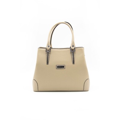 Silver Polo Nut Γυναικεία Τσάντα χειρός με τρεις θήκες