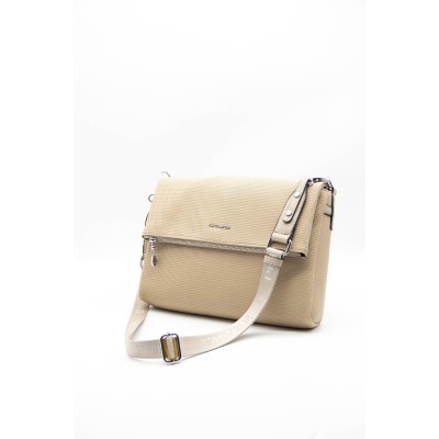 Silver Polo Nut Γυναικεία Τσάντα Ταχυδρόμου Χιαστί με δύο θήκες Silver Polo Nut Γυναικεία Τσάντα Ταχυδρόμου Χιαστί με δύο θήκες