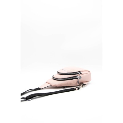 Silver Polo Πούδρας Γυναικεία τσάντα Freebag με δύο θήκες