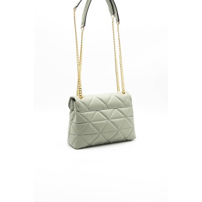 Silver Polo Πράσινο της Ελιάς Γυναικεία τσάντα χιαστί με λουράκι αλυσίδα Silver Polo Πράσινο της Ελιάς Γυναικεία τσάντα χιαστί με λουράκι αλυσίδα