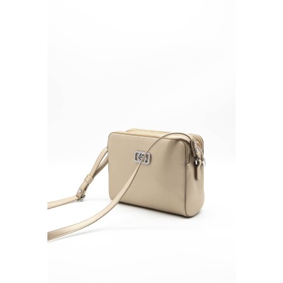 Silver Polo Soft Nut Γυναικεία τσάντα χιαστί με τρεις θήκες Silver Polo Soft Nut Γυναικεία τσάντα χιαστί με τρεις θήκες